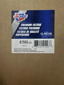 AIR FILTER 87502 CARQUEST, WIX INTERCHANGE 42502