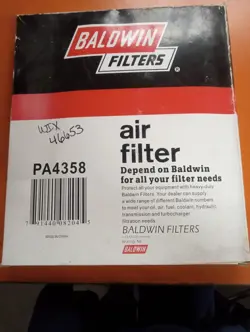 BALDWIN PA4358 (WIX 46653) AIR FILTER