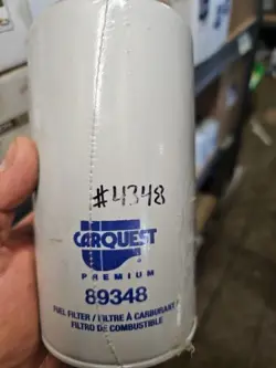 CARQUEST  89348  FUEL FILTER  SPIN-ON  SAME AS NAPA 4348 WIX 24348