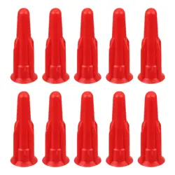 20 PCS SILICONE NOZZLE CAULK TUBE PLASTIC CAPS PROTECTIVE CASE SEALANT