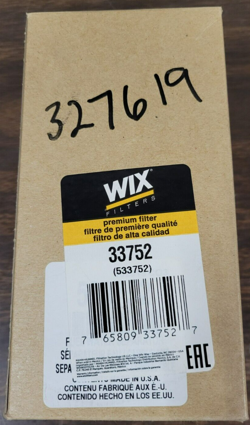 WIX FUEL FILTER 533752