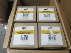 NEW LOT OF 4 WIX HYDRAULIC OIL FILTER 51759