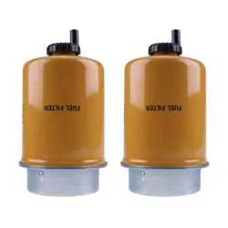2PCS NEW FUEL FILTER FOR P551432 FLEETGUARD FS19991 WIX WF10031 CAT 233-9856