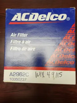 ACDELCO A2962C AIR FILTER (WIX 49115)
