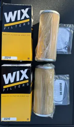 (LOT OF 2) 33210 WIX OIL FILTER & GASKET/O-RINGS