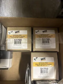 NEW LOT OF 3 WIX HYDRAULIC OIL FILTER 51759