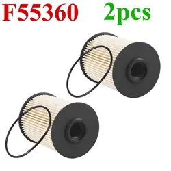 2X FOR PUROLATOR F55360 FUEL FILTER FOR RAM TRUCK DODGE 2500 3500 2000-2002