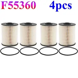 4 F55360 FUEL FILTER FIT DODGE RAM 2500 3500 5.9L CUMMINS TURBO DIESEL 2000-2010