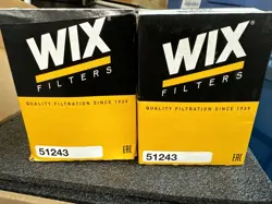 TWO WIX GENUINE OIL FILTER 51243