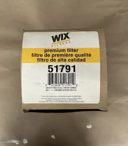 WIX FILTER OIL FILTER 51791