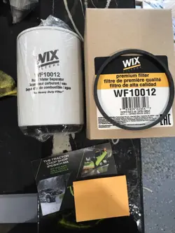 WIX GENUINE FILTER WF10012
