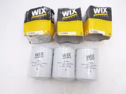 3 PACK WIX FILTERS 51663  HYDRAULIC OIL FILTER ELEMENT FOR 1999 CASE 9013 9021