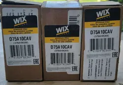 SET OF 3 WIX D75A10CAV HYDRAULIC FILTERS Z