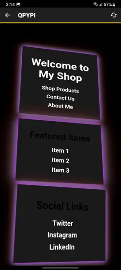 3D LINK TREE MOBILE HTML .PDF ECOMMERCE TEMPLATE SEO EBAY SHOP WIX ETSY 2025 RN3