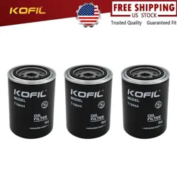 3*OIL FILTER FOR P550020 WIX 51243 FLEETGUARD LF678 JOHN DEERE T19044