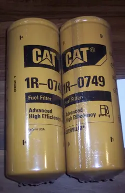 2 OF CAT CATERPILLAR 1R-0749 1R0749 BALDWIN BF46273 WIX 33674 FUEL FILTER EH