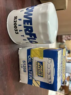PARTS MASTER OIL FILTER 51258 FOR HEAVY EQUIPMENT MAINTENANCE WIX# 51258