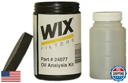 WIX FILTERS - 24077 OIL ANALYSIS KIT, PACK OF 1
