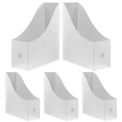 5PCS MAGAZINE HOLDER DESKTOP DOCUMENT STORAGE RACKS FILES ORGANIZERS DOCUMENT