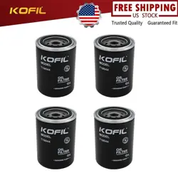 4/-OIL FILTER FOR P550020 WIX 51243 FLEETGUARD LF678 JOHN DEERE T19044