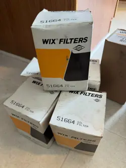 HYDRAULIC FILTER WIX 51664 - NEW, LOT OF 5