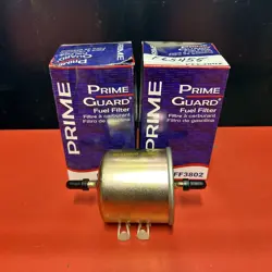 PRIME GUARD PFF3802 IN-LINE FUEL FILTER (WIX 33097) [LOT OF 2]