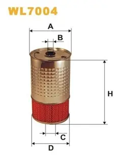 OIL FILTER WL7004 WIX FILTERS-OEM