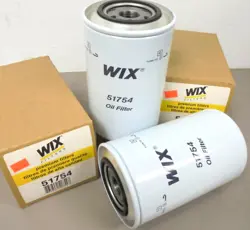 LOT OF 2 - WIX  51754 ENGINE OIL FILTERS