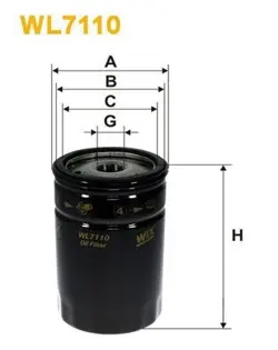 OIL FILTER WIX  WL7110