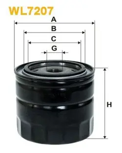 OIL FILTER WIX  WL7207