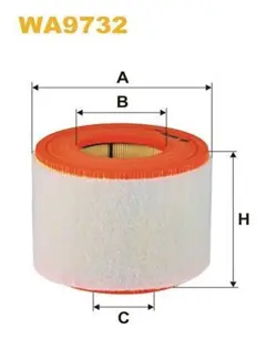 AIR FILTER WIX FILTERS FOR WA9732