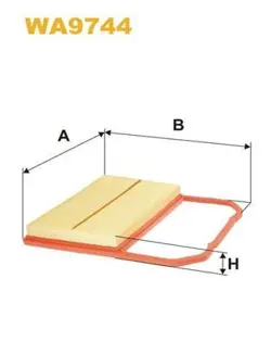 AIR FILTER WIX FILTERS FOR WA9744