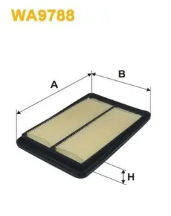 AIR FILTER WIX FILTERS FOR WA9788