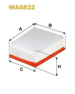 AIR FILTER WIX FILTERS FOR WA9832