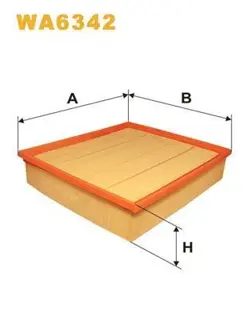AIR FILTER WIX FILTERS FOR WA6342