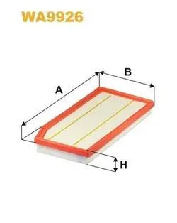 AIR FILTER WIX FILTERS FOR WA9926