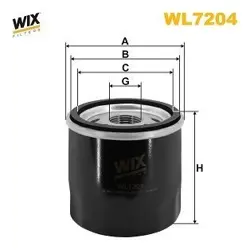 OIL FILTER WIX WL7204