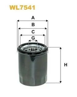 OIL FILTER WIX WL7541