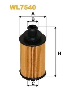 OIL FILTER WIX WL7540