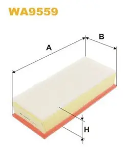 AIR FILTER WIX FILTERS FOR WA9559