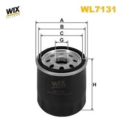 OIL FILTER WIX WL7131