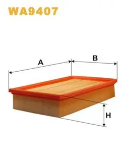 AIR FILTER WIX FILTERS FOR WA9407