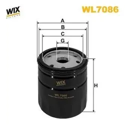 OIL FILTER WIX  WL7086