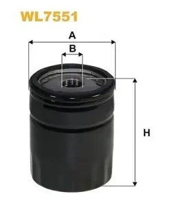 OIL FILTER WIX  WL7551