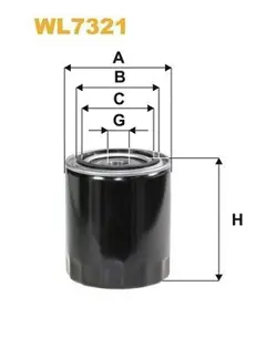 OIL FILTER WIX  WL7321