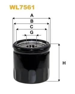 OIL FILTER WIX  WL7561