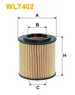 OIL FILTER WIX  WL7402
