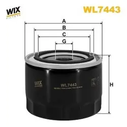 OIL FILTER WIX  WL7443
