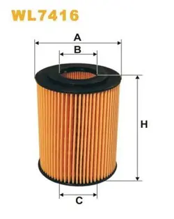 OIL FILTER WIX  WL7416