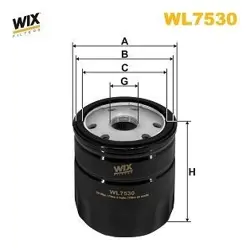 OIL FILTER WIX  WL7530